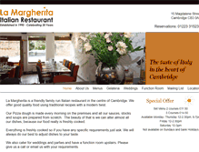 Tablet Screenshot of lamargheritacambridge.com